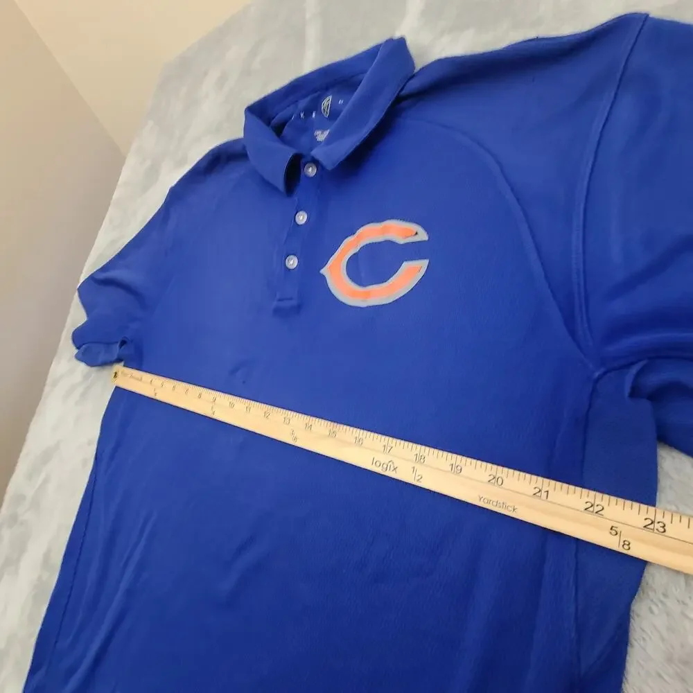 Nike Chicago Cubs Polo‎ Shirt Mens Large 2XL Blue Authentic